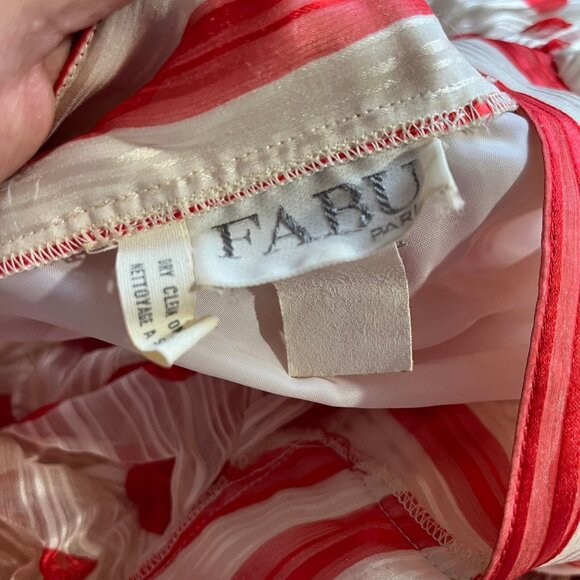 Vintage 80s Polka Dots on ivory Tent Dress Women’s 100% silk Sheer - Picture 2 of 6